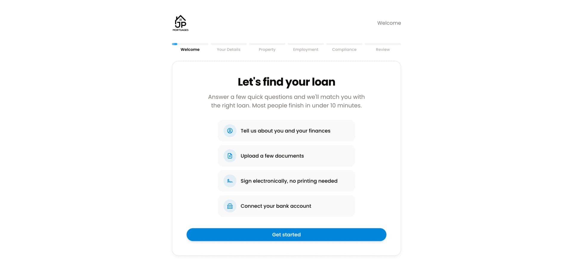 Customer Portal & Onboarding in the Lend1 platform