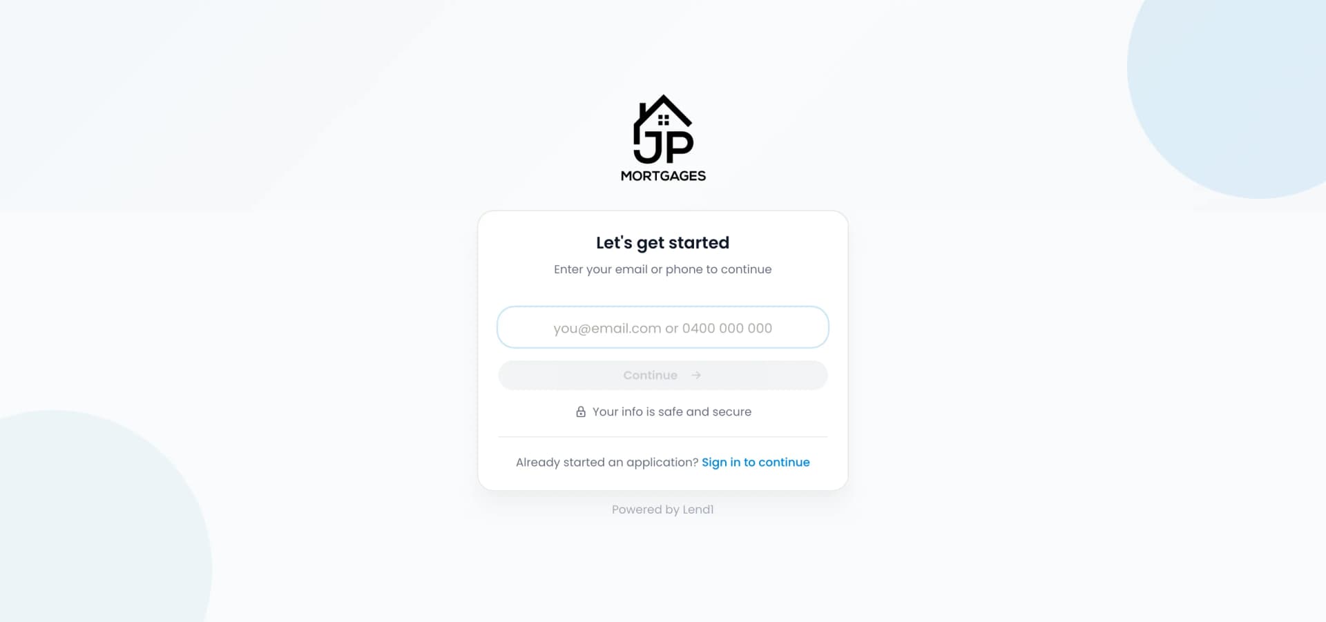 Customer Portal & Onboarding in the Lend1 platform